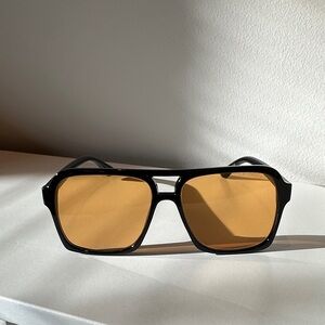 ALDO Black and Burnt Orange Sunglasses